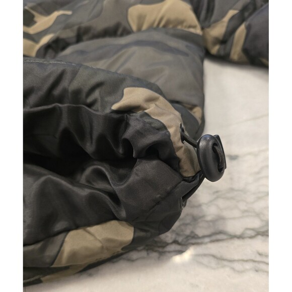 Primark Jacket Womens 0/2 Camouflage Puffer Camo Green Black Quilted Winter Coat - Picture 9 of 12